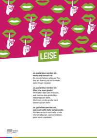 Screen vom Liedtext "Leise"