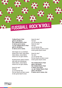 Screen vom Liedtext "Fußball Rock ’n‘ Roll"