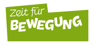 Wortmarke "Zeit für Bewegung"