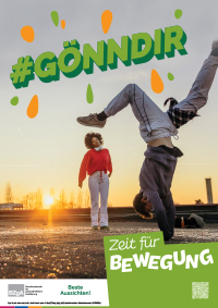 Titelbild Poster "#Gönn Dir Zeit für Bewegung " Beste Aussichten""