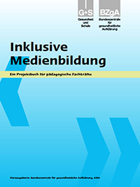 Titelbild "Inklusive Medienbildung – Ein Projektbuch für pädagogische Fachkräfte"