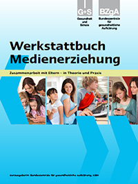 Titelbild "Werkstattbuch Medienerziehung – Zusammenarbeit mit Eltern – in Theorie und Praxis"