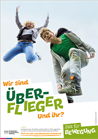 Poster "Wir sind Über-Flieger – Und ihr?"