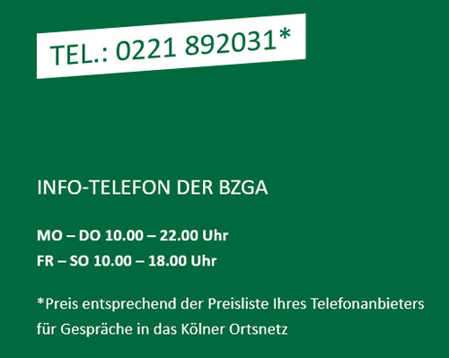Info-Telefon der BZgA