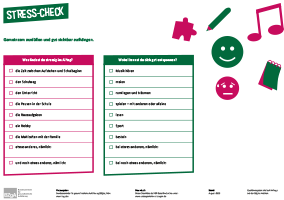 Titelbild des Mitmachzettels Stresscheck Titelbild des Mitmachzettels Stresscheck