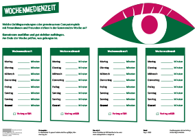 Titelbild des Mitmachzettels Wochenmedienzeit Titelbild des Mitmachzettels Wochenmedienzeit